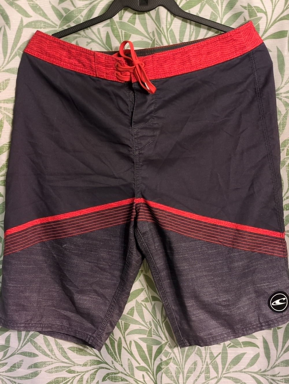 O'Neill Black and Red Men's Boardshorts